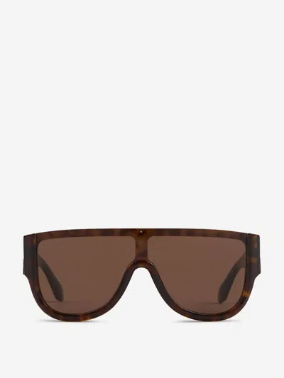 Alaïa Alaia Women Sunglasses Havana Mask In Brown