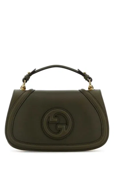 Gucci Blondie Medium Handbag In Green