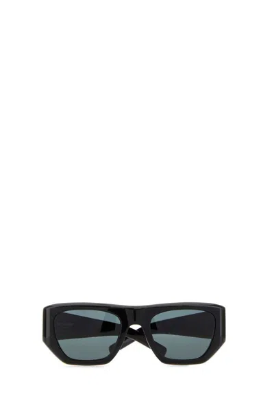 Saint Laurent Black Acetate Sl 740 Sunglasses In Black