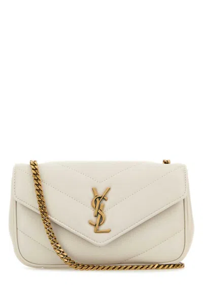Saint Laurent Shoulder Bags In White