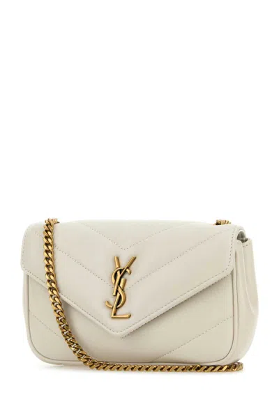 Saint Laurent Shoulder Bags In White