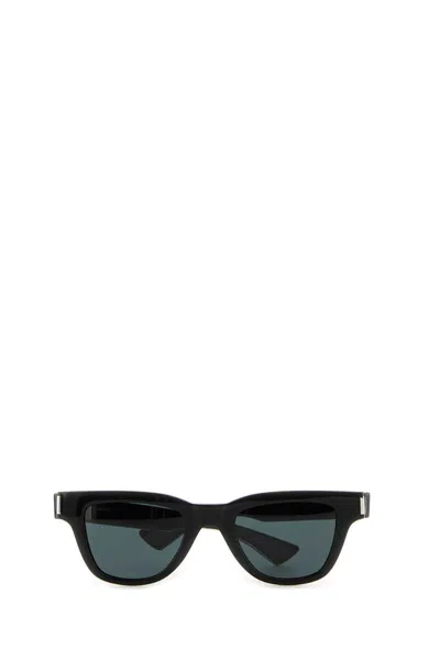 Saint Laurent Black Acetate Sl 789 Sunglasses In Green