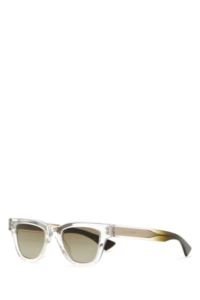 Saint Laurent Transparent Acetate Sl 789 Sunglasses In White