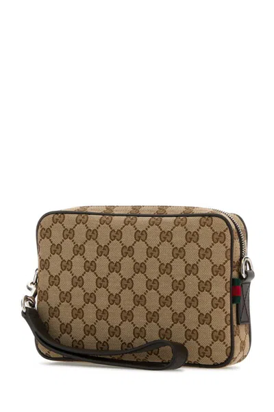 Gucci Gg Small Shoulder Strap Crossbody Bags Brown In Multi