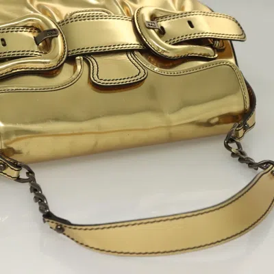 Pre-owned Fendi B Bag Gold Leather Shoulder Bag ()