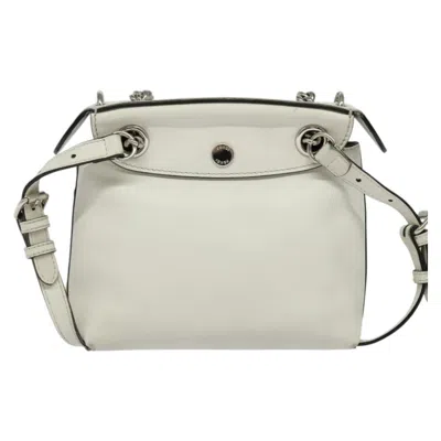 Pre-owned Fendi Back To School White Leather Shoulder Bag ()