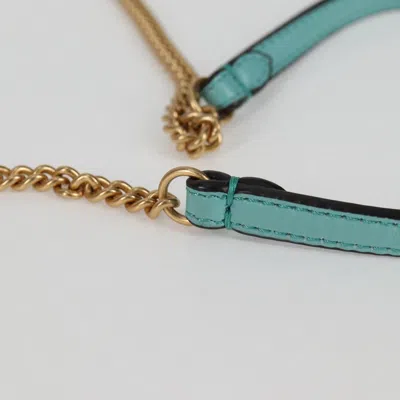 Pre-owned Fendi Baguette Blue Leather Shoulder Bag ()