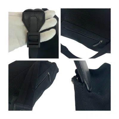 Pre-owned Fendi Black Brown Canvas Backpack () In Multi