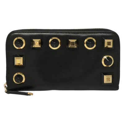 Pre-owned Fendi Black Leather Wallet  ()