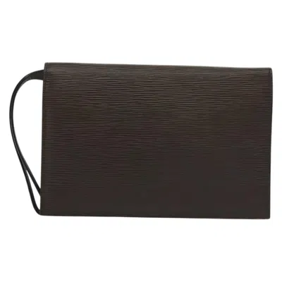 Pre-owned Fendi Brown Leather Clutch Bag ()