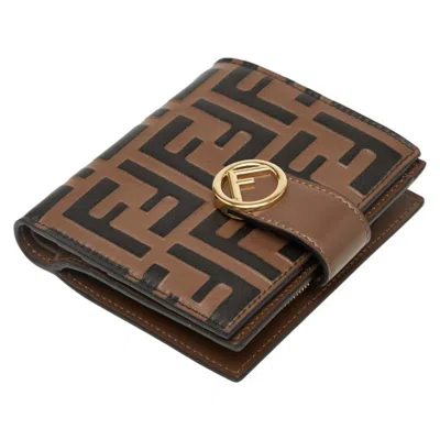 Pre-owned Fendi Brown Leather Wallet (bi-fold) ()