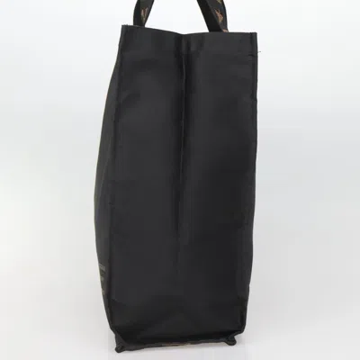 Pre-owned Fendi Cabas Black Synthetic Tote Bag ()