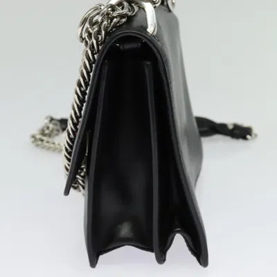 Pre-owned Fendi Kan I Black Leather Clutch Bag ()