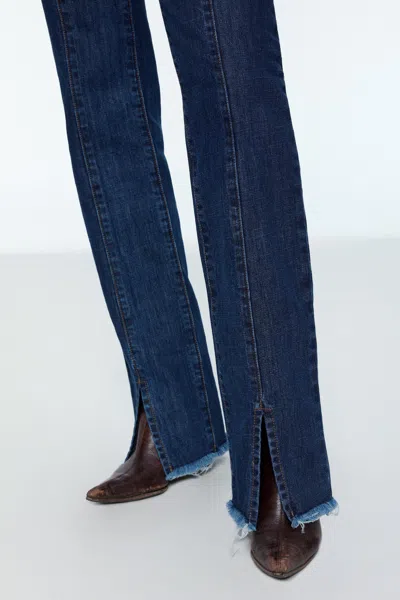 Ho25 Element Lace Up Jean In Blue