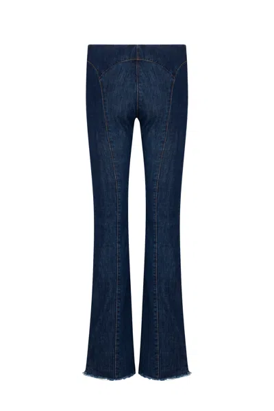 Ho25 Element Lace Up Jean In Blue