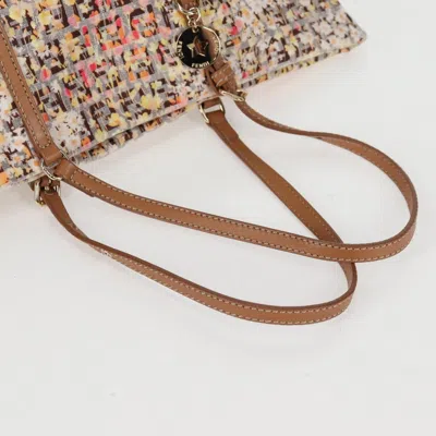 Pre-owned Fendi Roll Bag Beige Canvas Handbag () In Sand