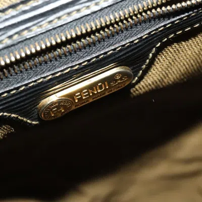 Pre-owned Fendi Zucca Brown Canvas Backpack Bag ()