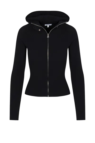 Ho25 Lena Zip Up Hoodie In Black