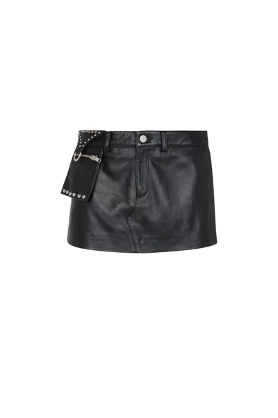 Ho25 Mac Mini Skirt In Black