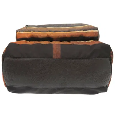 Pre-owned Givenchy Black Nylon Leather Backpack ()