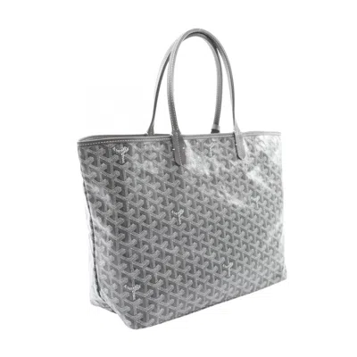 Pre-owned Goyard Gray Multi-color Coated Canvas Leather Tote Bag ()