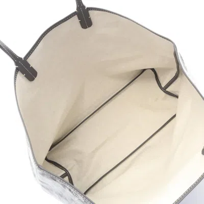 Pre-owned Goyard Gray Multi-color Coated Canvas Leather Tote Bag ()