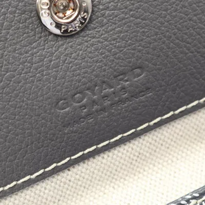 Pre-owned Goyard Gray Multi-color Coated Canvas Leather Tote Bag ()