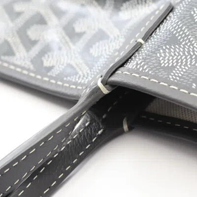 Pre-owned Goyard Gray Multi-color Coated Canvas Leather Tote Bag ()