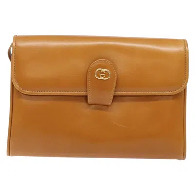 Pre-owned Gucci -- Brown Leather Shoulder Bag ()
