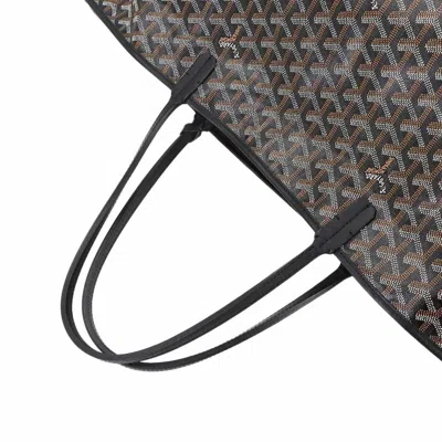 Pre-owned Goyard Saint Louis Black Pvc Leather Tote Bag ()