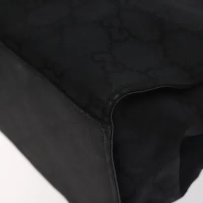 Pre-owned Gucci Bamboo Black Nylon Tote Bag ()