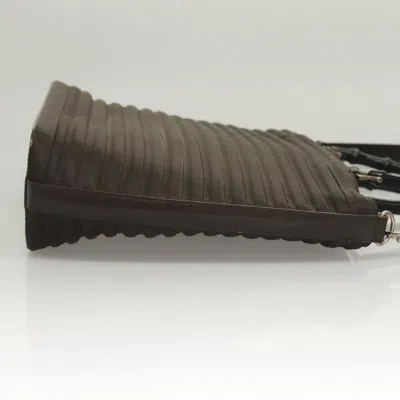 Pre-owned Gucci Bamboo Brown Nylon Tote Bag ()