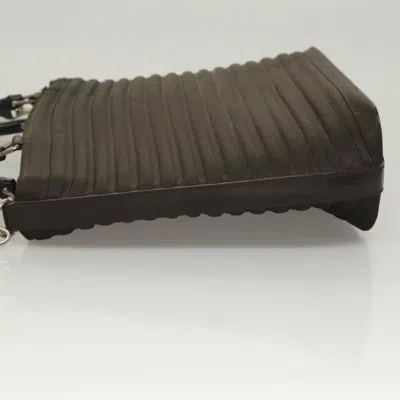 Pre-owned Gucci Bamboo Brown Nylon Tote Bag ()