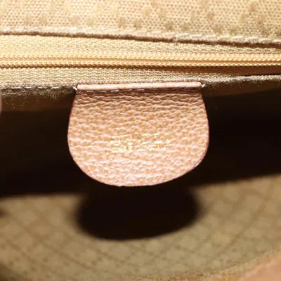 Pre-owned Gucci Bamboo Brown,gold Suede Backpack Bag () In Multi