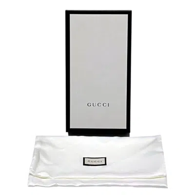 Pre-owned Gucci Beige Brown Pvc Long Wallet (bi-fold) () In Multi