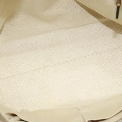 Pre-owned Gucci Bella Beige Canvas Shoulder Bag () In Sand