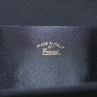 Pre-owned Gucci Black Canvas Clutch Bag ()