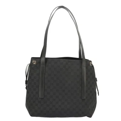 Pre-owned Gucci Black Canvas Shoulder Bag ()