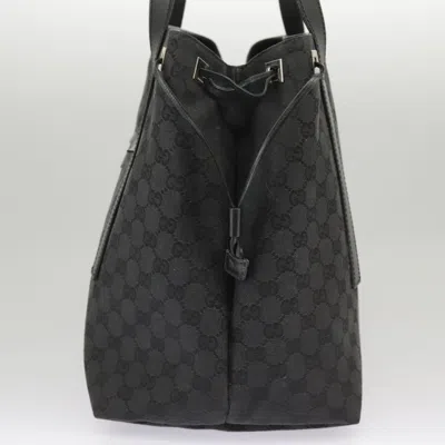 Pre-owned Gucci Black Canvas Shoulder Bag ()