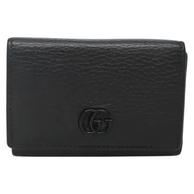 Pre-owned Gucci Black Leather Wallet  ()