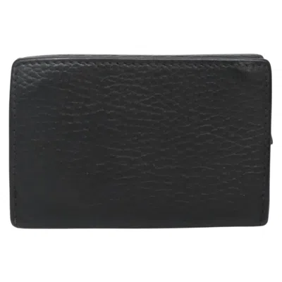 Pre-owned Gucci Black Leather Wallet  ()