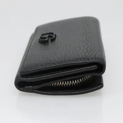 Pre-owned Gucci Black Leather Wallet  ()