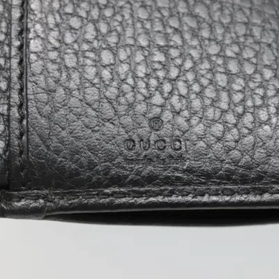 Pre-owned Gucci Black Leather Wallet  ()
