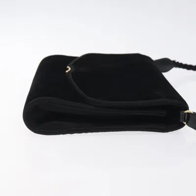 Pre-owned Gucci Black Velvet Shoulder Bag ()