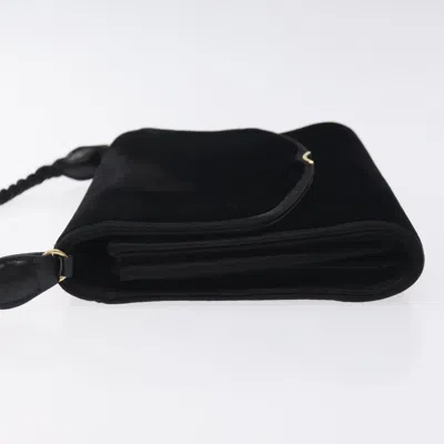 Pre-owned Gucci Black Velvet Shoulder Bag ()