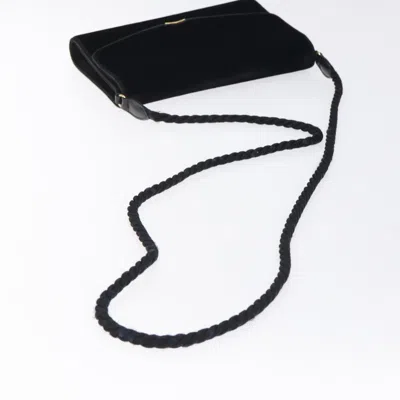 Pre-owned Gucci Black Velvet Shoulder Bag ()