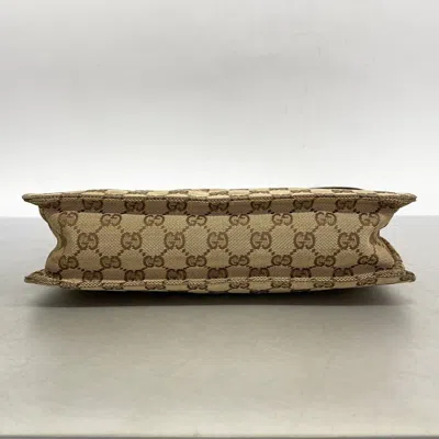 Pre-owned Gucci Brown Canvas Shoulder Bag ()