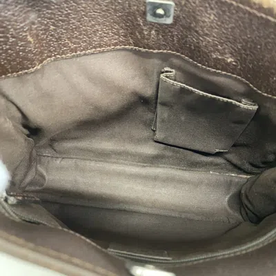 Pre-owned Gucci Brown Canvas Shoulder Bag ()