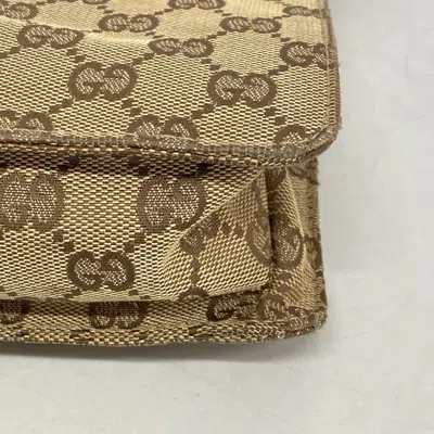 Pre-owned Gucci Brown Canvas Shoulder Bag ()