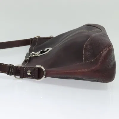Pre-owned Gucci Brown Leather Shoulder Bag ()